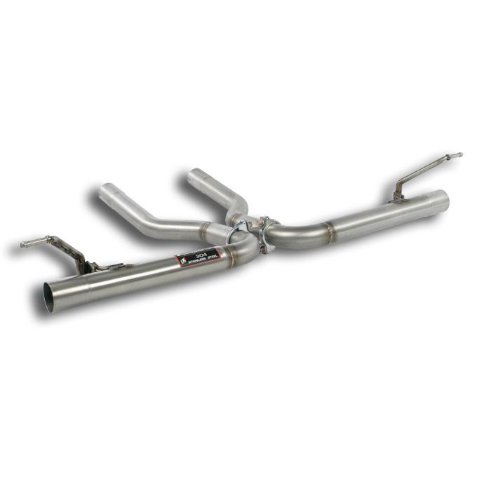 Supersprint Hinteres Rohr Rechts - Links passend für PORSCHE 955 CAYENNE Turbo S 4.5i V8 (500 Hp) '05 - '06 - Beast Performance Fahrzeugtechnik OHG