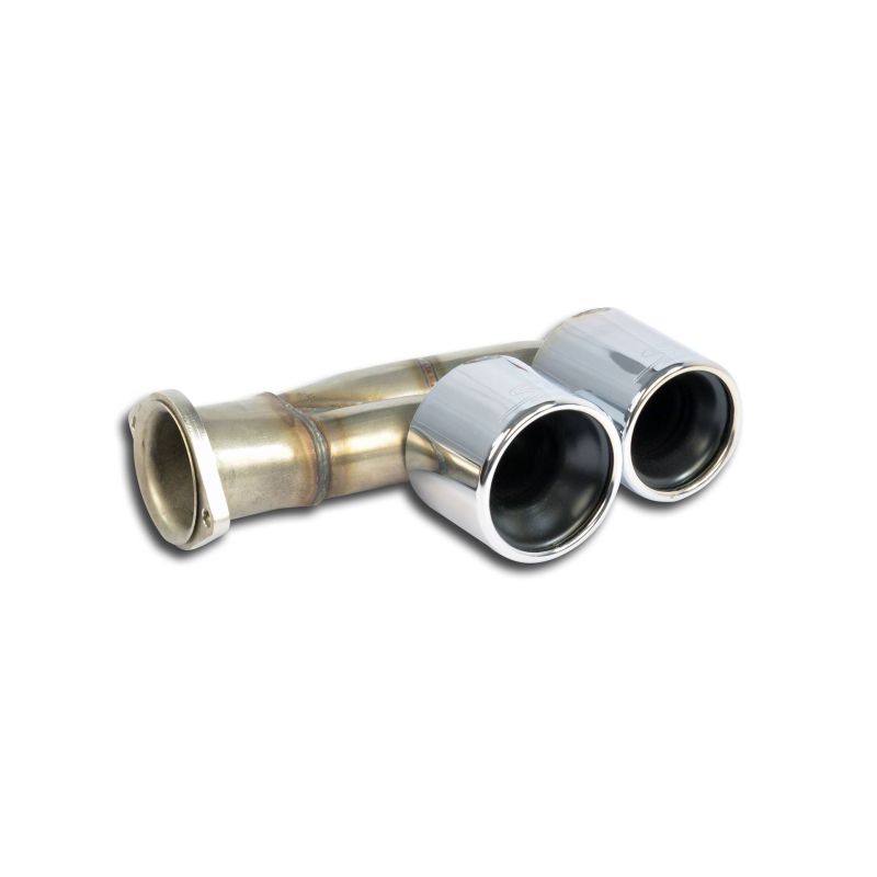 Supersprint Endrohr kit Rechts OO100-90 passend für PORSCHE 997 Turbo 3.6 (480 PS) '06 -> '09 - Beast Performance Fahrzeugtechnik OHG