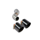 Supersprint Mittelrohrsatz Rechts + Endrohr -Black- OO90 passend für PORSCHE 991 Carrera S / Carrera 4S 3.8i (400 PS) 2012 -> 2015 (mit klappe) - Beast Performance Fahrzeugtechnik OHG