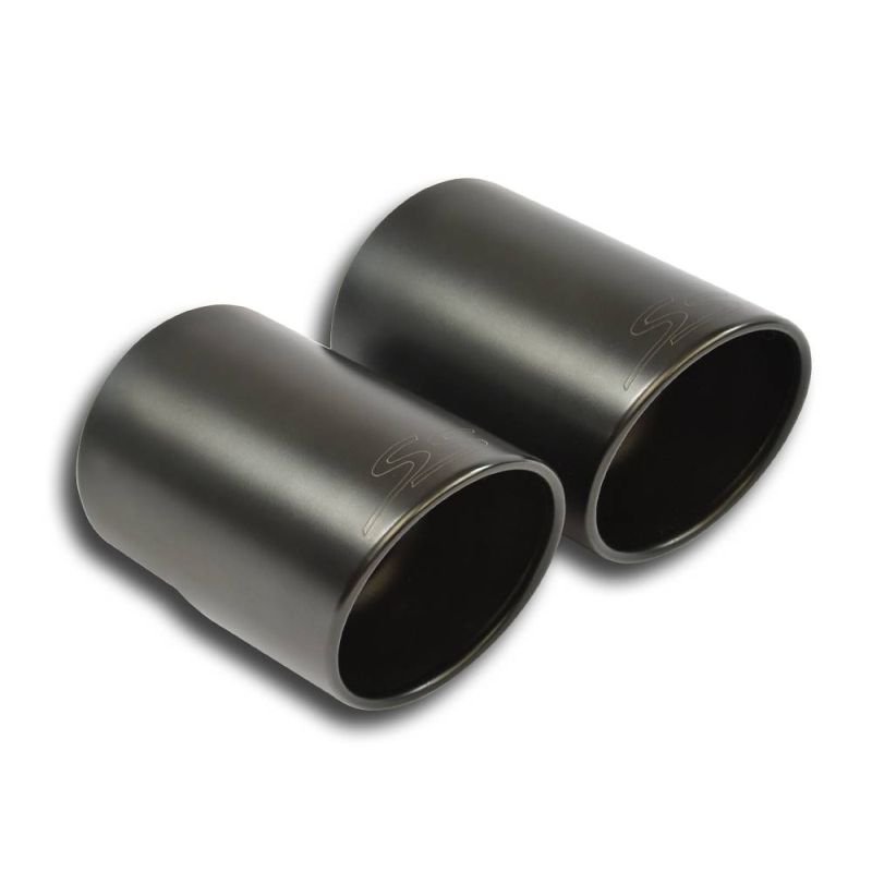 Supersprint Endrohrsatz Black OO100 passend für PORSCHE 991 Carrera Cabriolet / Carrera 4 Cabriolet 3.4i (350 Hp) 2012 - 2015 - Beast Performance Fahrzeugtechnik OHG