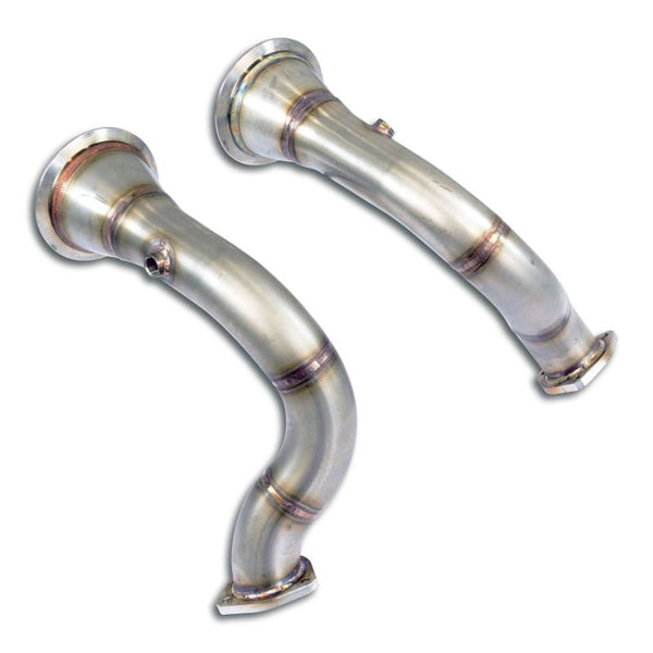 Supersprint Downpipe Rechts + Links(Für Katalysator Ersatz) passend für BENTLEY BENTAYGA 4.0L V8 Bi-Turbo (550 PS) 2018 -> (Racing) - Beast Performance Fahrzeugtechnik OHG