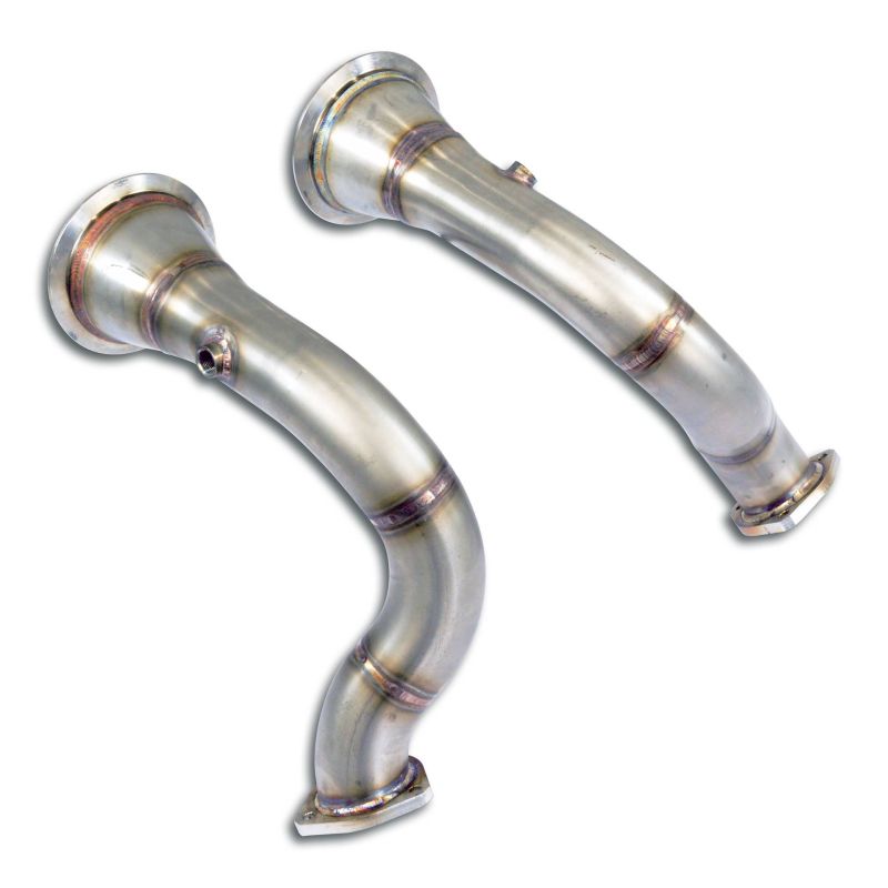 Supersprint Downpipe Rechts + Links(Für Katalysator Ersatz) passend für AUDI RS Q8 Quattro 4.0L V8 Bi-Turbo (600 PS) 2020 -> (Racing) - Beast Performance Fahrzeugtechnik OHG