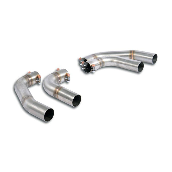 Supersprint Verbindungsrohrsatz Rechts - Links für Serien Endrohrblenden passend für AUDI RS Q8 Quattro 4.0L V8 Bi-Turbo (600 PS) 2020 -> (Racing) - Beast Performance Fahrzeugtechnik OHG