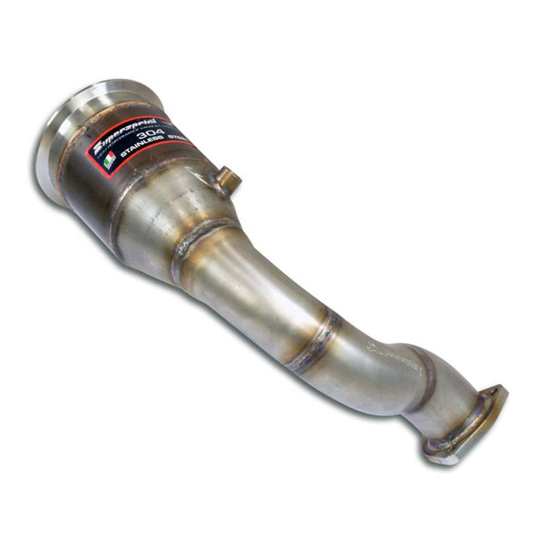 Supersprint Downpipe Rechts + Sport Metallkatalysator passend für BENTLEY BENTAYGA 4.0L V8 Bi-Turbo (550 PS) 2018 -> (Racing) - Beast Performance Fahrzeugtechnik OHG