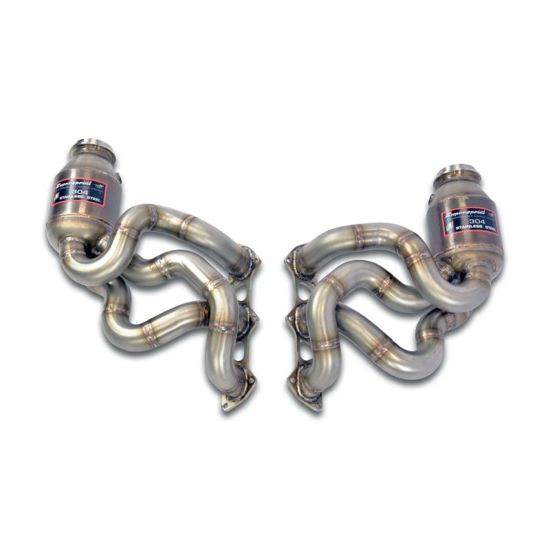 Supersprint Fächerkrümmer + Metalkatalysator 100CPSI passend für PORSCHE 911 Speedster 4.0i (510 PS) 2020 -> (Touring) - Beast Performance Fahrzeugtechnik OHG