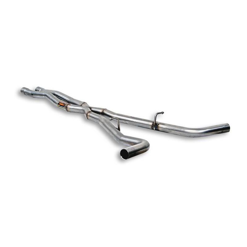 Supersprint Mittelrohrsatz (für Serien Mittelschalldämpfer Ersatz) passend für JAGUAR S-Type 4.0i V8 '99 -> - Beast Performance Fahrzeugtechnik OHG