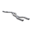 Supersprint Mittelrohrsatz (für Serien Mittelschalldämpfer Ersatz) passend für PORSCHE 955 CAYENNE 3.2i V6 (250 Hp) '04 - '06 - Beast Performance Fahrzeugtechnik OHG