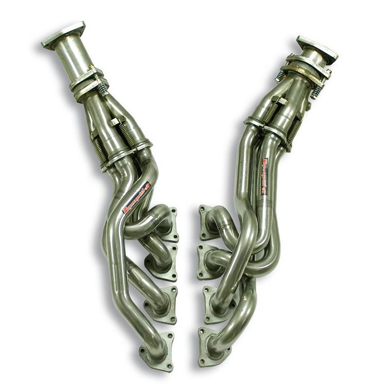 Supersprint Fächerkrümmer Rechts + LinksSUPERSPRINT DESIGN PATENT passend für PORSCHE 955 CAYENNE S 4.5i V8 (340 PS)  '03 -> '06 - Beast Performance Fahrzeugtechnik OHG