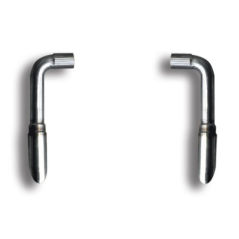 Supersprint Endrohrsatz Rechts O63 + Links O63 passend für RENAULT CLIO III 2.0i RS (197 Hp) '06 - '09 - Beast Performance Fahrzeugtechnik OHG