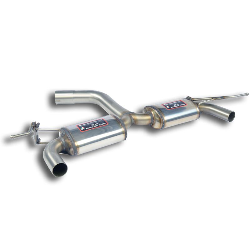 Supersprint Endschalldämpfer -Racing- Rechts - Links passend für VW SCIROCCO 2.0 TSI (180 Hp - 220 Hp) 2015 - - Beast Performance Fahrzeugtechnik OHG