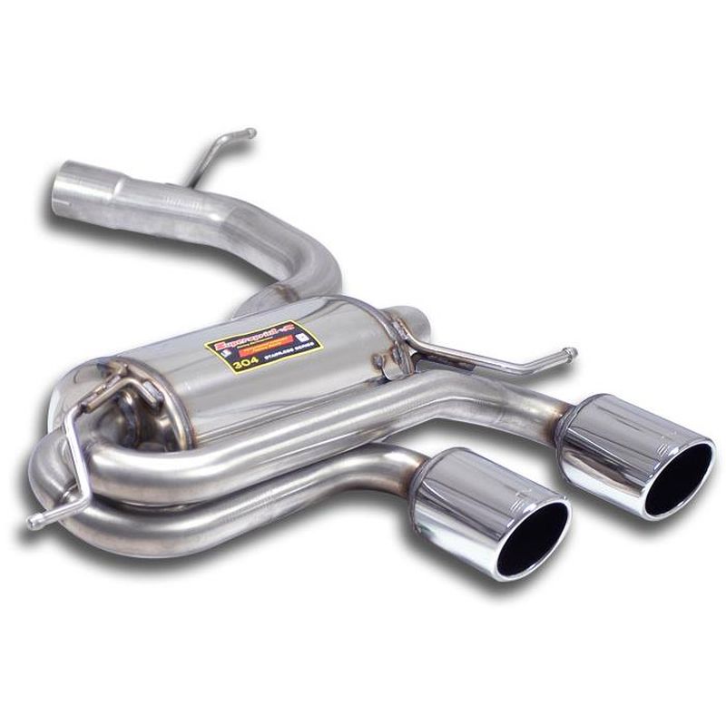 Supersprint Endschalldämpfer OO100 passend für VW GOLF VI R 2.0 TFSI (270 Hp) 2010 - - Beast Performance Fahrzeugtechnik OHG