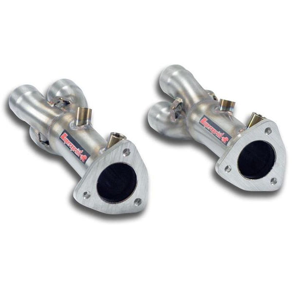 Supersprint Vorderrohr (3-1) Recht + Link (für Katalysator Ersatz) passend für PORSCHE 997 Targa 4 3.6i (365 PS) '09 -> '12 - Beast Performance Fahrzeugtechnik OHG