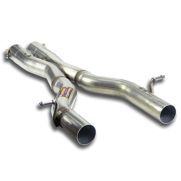 Supersprint Mittelrohr -X-Pipe- passend für MERCEDES A207 E 500/550 Cabrio (4.7i V8 Bi-Turbo) 2011 - 2013 - Beast Performance Fahrzeugtechnik OHG