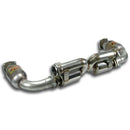 Supersprint Endschalldämpfer Rechts - Links -Racing- + Sport Metallkatalysator 100 CPSI passend für PORSCHE 997 Turbo (3.8 500 Hp) '09 - - Beast Performance Fahrzeugtechnik OHG