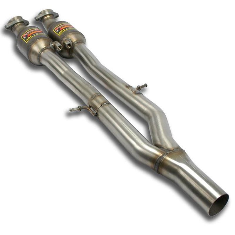 Supersprint Vorschalldämpfer Rechts - Links mit Sport Metallkatalysator passend für VW PASSAT 3C (Berlina+ Variant) 4-Motion R36 (300Hp - Mot. BWS) '11 - '14 - Beast Performance Fahrzeugtechnik OHG