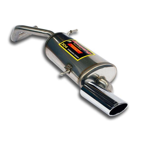 Supersprint Endschalldämpfer 100x75 Edelstahl AISI 409 passend für VW POLO 6R 1.2i 3p./5p. (60Hp - 70Hp) 2009 - - Beast Performance Fahrzeugtechnik OHG