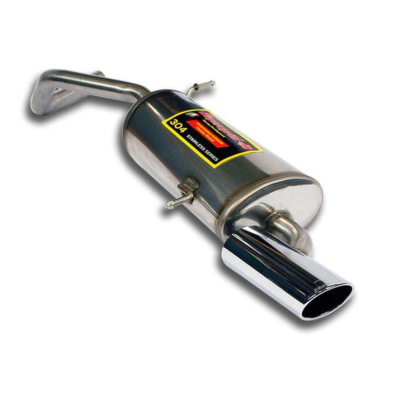 Supersprint Endschalldämpfer 100x75 Edelstahl AISI 409 passend für VW POLO 6R 1.2i 3p./5p. (60Hp - 70Hp) 2009 - - Beast Performance Fahrzeugtechnik OHG