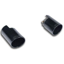 Supersprint Endrohrsatz Rechts O100 - Links O100 -Black- passend für 595 ABARTH 1.4T (140 Hp) 2015 - - Beast Performance Fahrzeugtechnik OHG