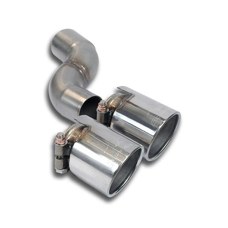 Supersprint Mittelrohrsatz Rechts + Endrohr OO90 passend für PORSCHE 991 Carrera S / Carrera 4S 3.8i (400 Hp) 2012 - 2015 - Beast Performance Fahrzeugtechnik OHG