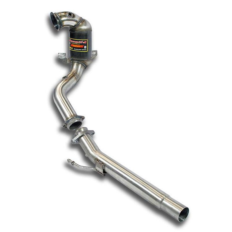 Supersprint Downpipe + Sport Metallkatalysator(GPF-Entfall) passend für AUDI A3 8V Facelift 1.5 TFSI (130 PS - 150 PS - Modelle mit GPF) 2019 -> - Beast Performance Fahrzeugtechnik OHG