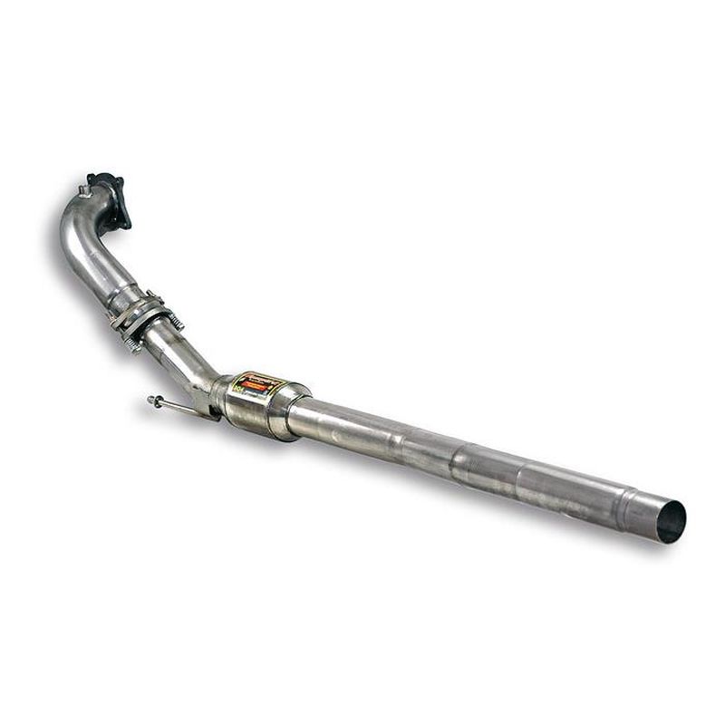 Supersprint Rohrsatz ab Turbolader + Sport Metallkatalysator 200CPSI Ã˜130mm passend für AUDI A3 8P 2.0 TFSi (200 PS) '05 ->'13 (Ã˜76mm) - Beast Performance Fahrzeugtechnik OHG