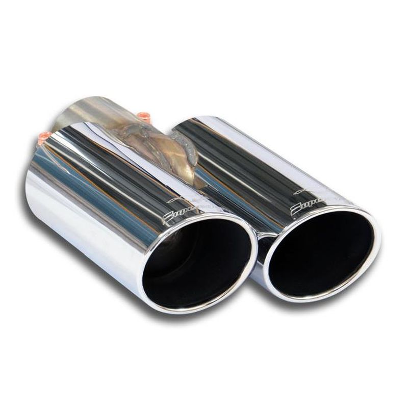 Supersprint Endrohrsatz OO80 passend für SEAT LEON Cupra R 2.0 TSi (265 Hp) 2010 -(Ã˜76mm) - Beast Performance Fahrzeugtechnik OHG