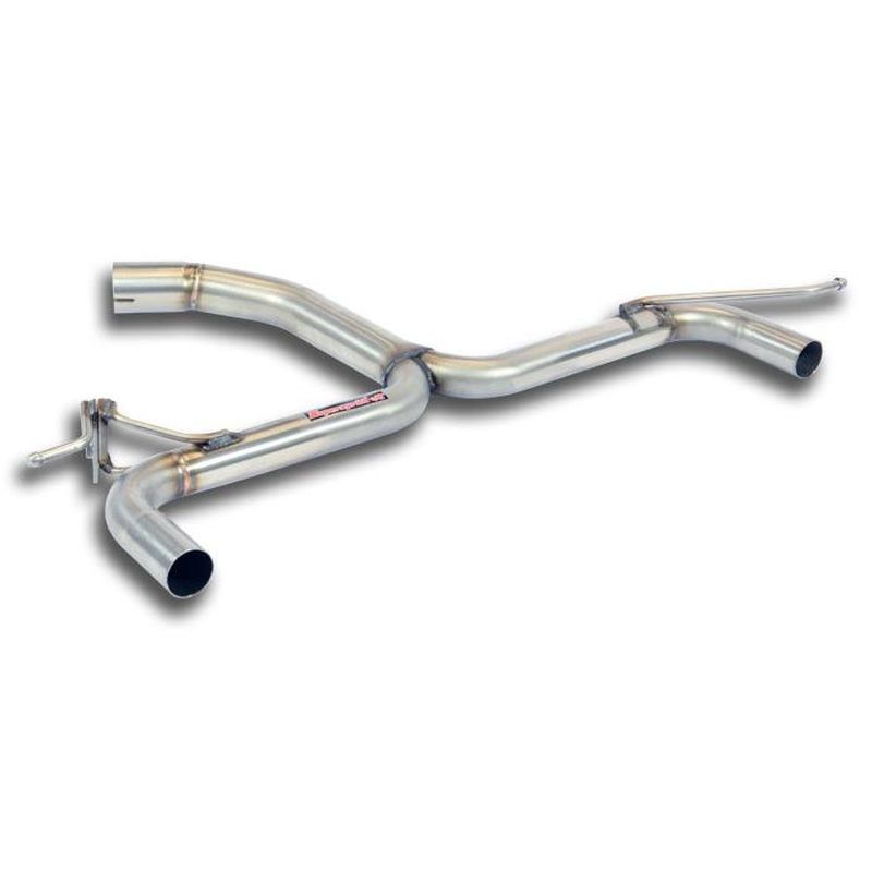 Supersprint Rohr hinten-Y-Pipe- Rechts - Links passend für AUDI A3 8P 1.4 TFSi (125 Hp) '08 -'13 - Beast Performance Fahrzeugtechnik OHG