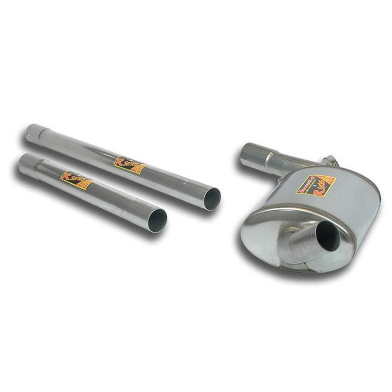 Supersprint Vorderrohr Ã˜54 + Mittelschalldämpfer Edelstahl AISI 409 passend für VW CORRADO 1.8 G60 - Beast Performance Fahrzeugtechnik OHG