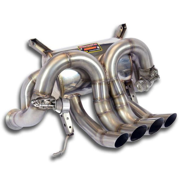 Supersprint Endschalldämpfer Rechts - Links mit Klappe(Ersetzen wichtigsten Katalysator) passend für LAMBORGHINI AVENTADOR Coupè LP 700-4 V12 2011 -> 2016 (mit klappe) - Beast Performance Fahrzeugtechnik OHG