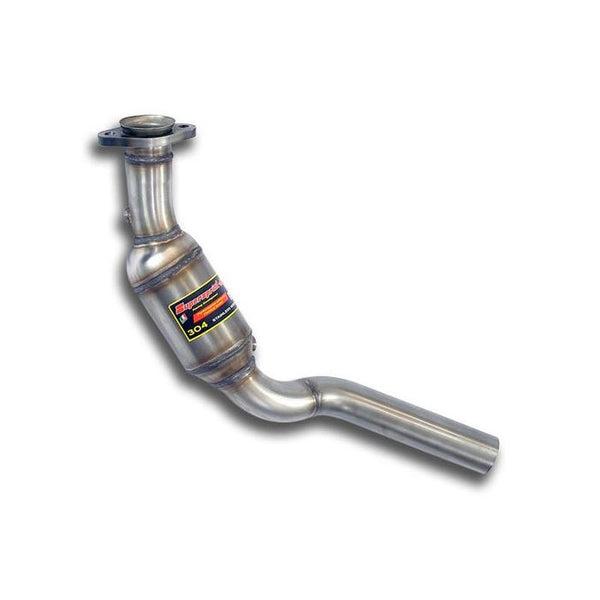 Supersprint Downpipe Links + Sport Metallkatalysator passend für JAGUAR XKR Coupè / Cabrio 5.0L V8 Supercharged (510 PS) 2009 -> 2014 (mit klappe) - Beast Performance Fahrzeugtechnik OHG