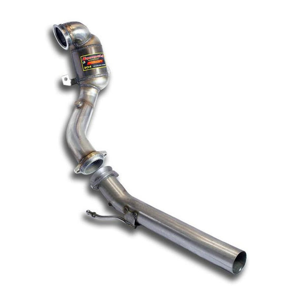 Supersprint Turbo downpipe kit mit Sport Metallkatalysator 200CPSI Euro 5 passend für AUDI A3 8V Facelift 2.0 TFSI (190 Hp) 2016 - - Beast Performance Fahrzeugtechnik OHG
