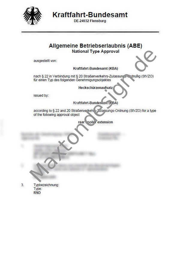 Maxton Design Maxtondesign Diffusor Heck Ansatz passend für + Flaps Gutachten ABE für RSD1 RD1 RS1 AUDI BMW VW FORD - Beast Performance Fahrzeugtechnik OHG