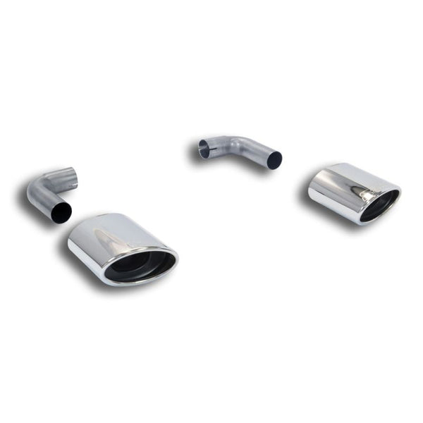 Supersprint Endrohrsatz Rechts 145x95 +Links 145x95 passend für Mercedes W246 B 180 CDI (1.8 diesel 109 Hp) 2012 - 2014 - Beast Performance Fahrzeugtechnik OHG
