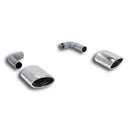 Supersprint Endrohrsatz Rechts 145x95 +Links 145x95 passend für Mercedes W246 B 180 CDI (1.8 diesel 136 Hp) 2012 - 2014 - Beast Performance Fahrzeugtechnik OHG