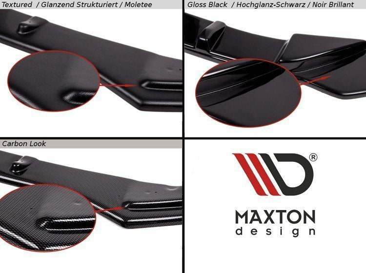 Maxton Design Front Ansatz für Volvo V40 schwarz matt - Beast Performance Fahrzeugtechnik OHG