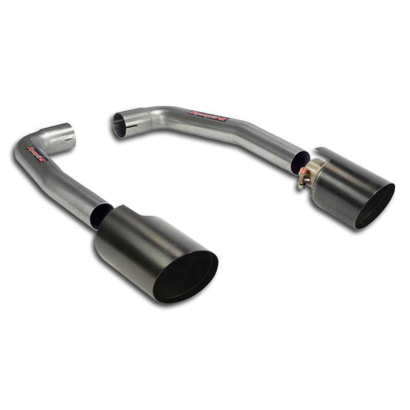 Supersprint Endrohrsatz -Race- Black Rechts O100 - Links O100 passend für ALFA ROMEO GIULIETTA 1.6 JTDm (120 PS) 2015 -> - Beast Performance Fahrzeugtechnik OHG