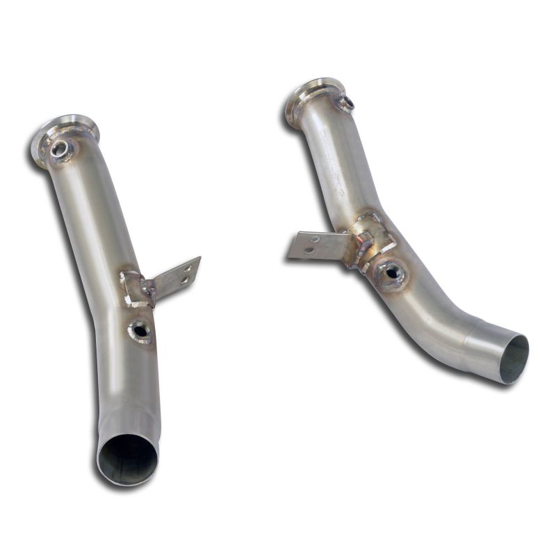 Supersprint Downpipe Rechts - Links(für Katalysator Ersatz) passend für ALFA ROMEO GIULIA QUADRIFOGLIO "NRing Edition" 2.9i V6 Bi-Turbo (510 PS) 2019 (mit klappe) - Beast Performance Fahrzeugtechnik OHG