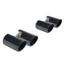 Supersprint Endrohrsatz Rechts OO100 - Links OO100 -Black- passend für ALFA ROMEO GIULIA QUADRIFOGLIO 2.9i V6 Bi-Turbo (510 PS) 2016 -> (mit klappe) - Beast Performance Fahrzeugtechnik OHG