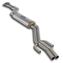 Supersprint Mittelschalldämpfer + -X-Pipe- Edelstahl AISI 409 passend für BMW E30 M3 2.3 -'92 - Beast Performance Fahrzeugtechnik OHG