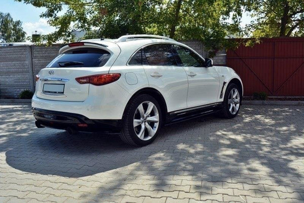 Maxton Design Seitenschweller Ansatz für INFINITI QX70 Carbon Look - Beast Performance Fahrzeugtechnik OHG