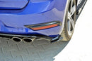 Maxton Design Hintere Nebelleuchten Abdeckung für für VW GOLF 7 R Facelift schwarz matt - Beast Performance Fahrzeugtechnik OHG