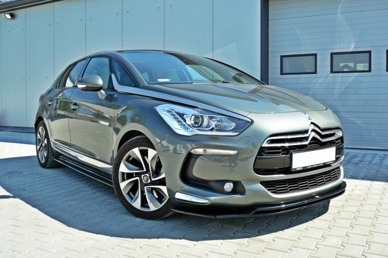 Maxton Design Front Ansatz für v.3 CITROEN DS5 FACELIFT schwarz matt - Beast Performance Fahrzeugtechnik OHG