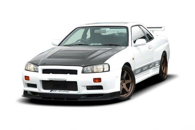 Maxton Design Front Ansatz für NISSAN SKYLINE R34 GTT (FÜR 002299-1 STOßSTANGE) - Beast Performance Fahrzeugtechnik OHG