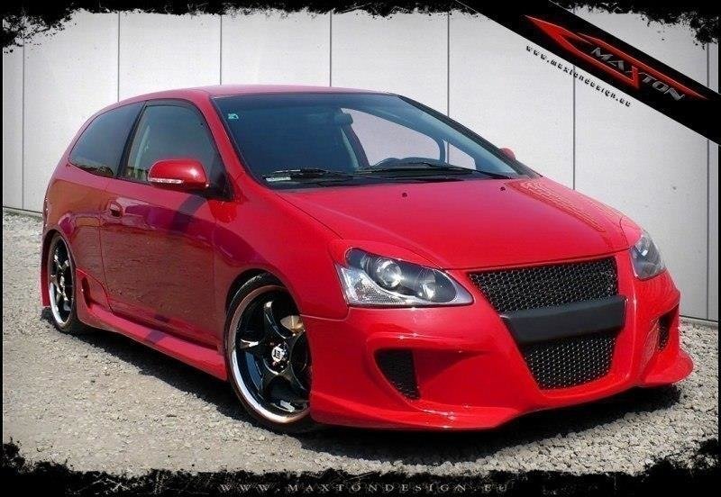 Maxton Design Front Stoßstange HONDA CIVIC VII HB - Beast Performance Fahrzeugtechnik OHG