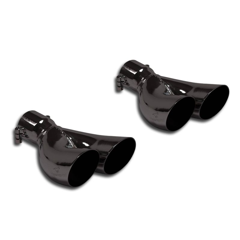 Supersprint Endrohrsatz Rechts OO70 + Links OO70 BLACK passend für 595 ABARTH 1.4T "Competizione" (180 PS) 2016 -> - Beast Performance Fahrzeugtechnik OHG