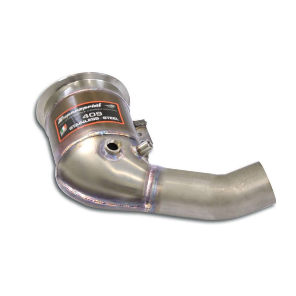 Supersprint Downpipe Links + Sport Metallkatalysator passend für PORSCHE 911 Targa 4S "Heritage Design Edition" (3.0L - 450 PS) 2020 -> (mit klappe) - Beast Performance Fahrzeugtechnik OHG