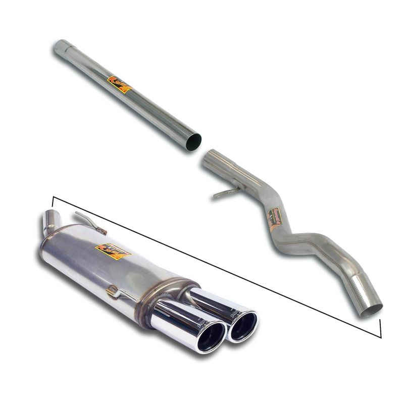 Supersprint Sport package passend für VW GOLF III 2.8i VR6 (174 PS) '92 -> '97 - Beast Performance Fahrzeugtechnik OHG