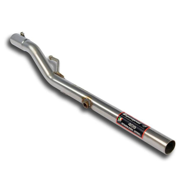 Supersprint Vorderrohr Edelstahl AISI 409 - (Für die Serien Vorschalldämpfer Ersatz) passend für VW POLO 6R 1.2i 3p./5p. (60Hp - 70Hp) 2009 - - Beast Performance Fahrzeugtechnik OHG