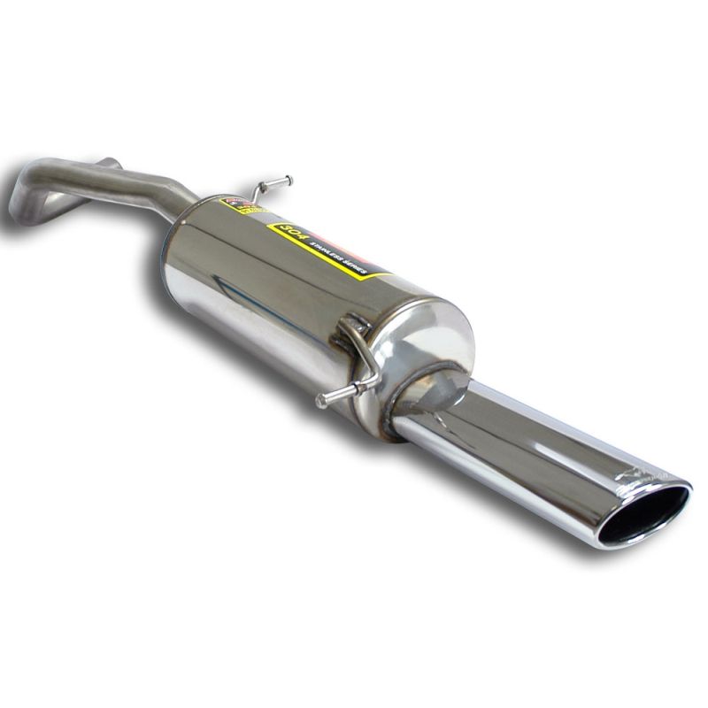 Supersprint Endschalldämpfer 100x75 Edelstahl AISI 409 passend für SEAT IBIZA 1.2i (60 Hp - 6v) 2009 - 2015 - Beast Performance Fahrzeugtechnik OHG