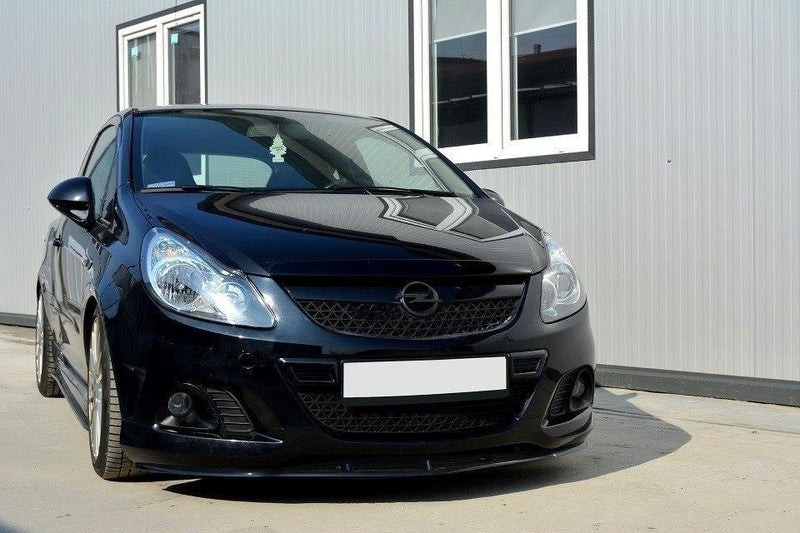 Maxton Design Front Ansatz für OPEL CORSA D (FÜR OPC / VXR) schwarz Hochglanz - Beast Performance Fahrzeugtechnik OHG